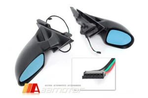 M3 Style Electric Heating LHD Side Mirrors Set fits 99-03 BMW E46 3-Series Sedan - Picture 1 of 4