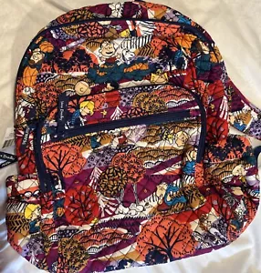 Vera Bradley Fall For Peanuts großer Campus Rucksack Büchertasche genau Lucy Franklin - Bild 1 von 10