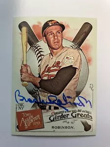 BROOKS ROBINSON autograph BALTIMORE ORIOLES Allen & Ginter Greats GG-35 signed - Picture 1 of 2