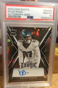 Kelee Ringo Auto /2 Foglie XRC Cervo Esotico PSA 10 - Foto 1 di 3