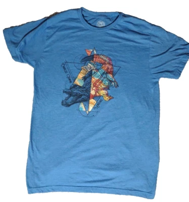 The Duck Company Men’s Medium Blue T-Shirt Artistic Alligator Charles Town - Image 1 of 4