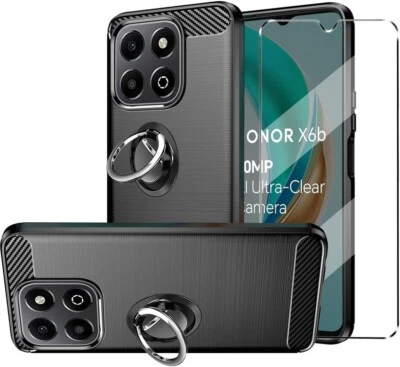 FUNDA para Honor X6B 200 400 Lite Smart X6C Antigolpes ANILLO BLINDADO Cubierta de Teléfono