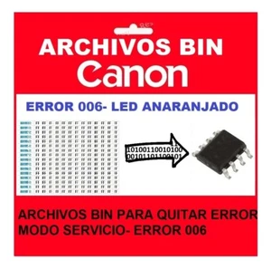 Bin Canon IP2810, TS3340, G3110, G4110, IX6850, E402, MG2510 ✅Error 006-EEPROM⭐⭐ - Afbeelding 1 van 10