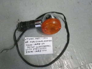 VT1100C SHADOW RH Rear  Signal Light 33600-MM8-671  with stem 33690-MM8-000 - Bild 1 von 7