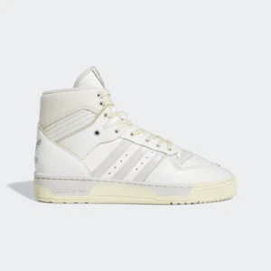 Adidas Rivalry Hi Hombre Entrenadores Blanco Tiza Gris Talla Reino Unido 8,8,5,9,9,5,10,11,12 - Imagen 1 de 10