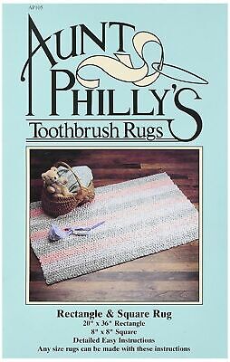 Aunt Philly's: Rectangle & Square Toothbrush Rug • 15.79€