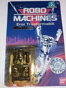 1982 Bandai (Italy) ROBO MACHINES GoBots WHITE CRASHER figure Damaged SEAL - Picture 1 of 24