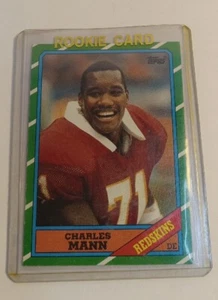 1986 Topps Football #181 Charles Mann Rookie Card Washington Redskins NFL - Picture 1 of 11