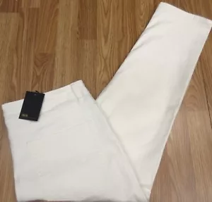 NEU! ASOS TAPERED FIT BAUMWOLLE/ELASTHAN JEANS WEISS Gr. 40 W x 30 L - Bild 1 von 4