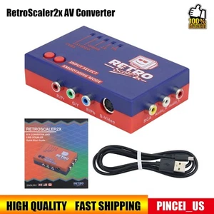 RetroScaler2x AV Converter AV to HDMI Converter for PS2/N64/NES/Dreamcast pe66 - Picture 1 of 8