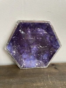 Silver Galaxy Paper Plates 12 Count 8.25” Stars Starry Unique Space - Picture 1 of 3