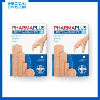 AIESI 40 Cerotti Medicati classici assortiti in PE - cerottini per medicazione