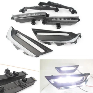 LED Daytime Running Light DRL Driving Fog Lamp For Honda CRV CR-V 2017-2018 12V - Picture 1 of 11