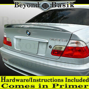 PAINTED Fit FOR BMW E46 Coupe A Type Roof Trunk Lip Spoiler 325Ci 330ci 323is