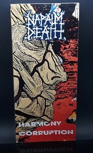 Napalm Death-Harmony Corruption LONGBOX ONLY! NO CD! 1990 Earache/Combat Records - Picture 1 of 24