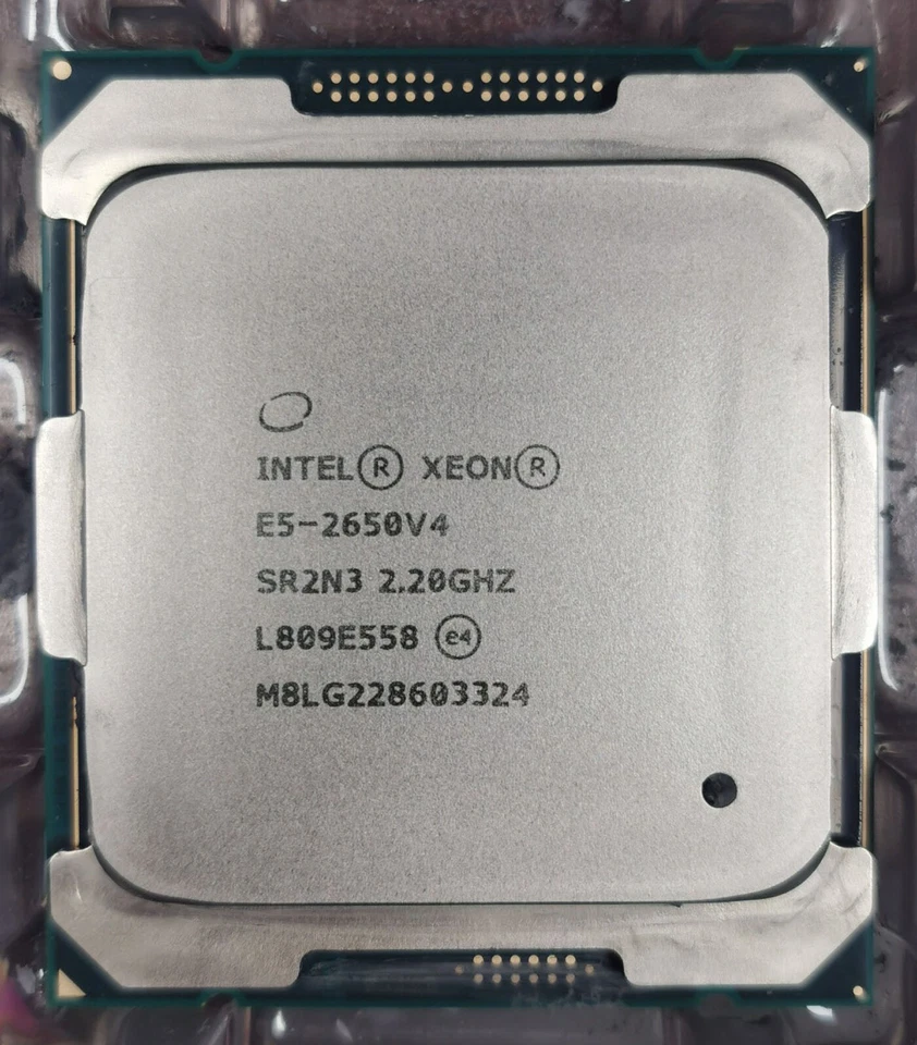 Intel Xeon E5-2650 V4 12 core 24 threads 105W 2.20GHz LGA-2011-3 CPU processor - Image 1 of 1
