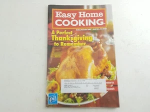 Easy Home Cooking October November 2007 The Perfect Thanksgiving Cookbook - Picture 1 of 3