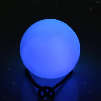 LED Poi Ball Poi Thrown Ball Backyard Game Fitness Ball Nonslip Handle Hand - Bild 1 von 4