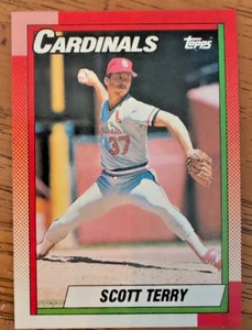 Scott Terry St. Louis Cardinals 1990 Topps Baseballkarte #82 NEUWERTIG - Bild 1 von 2