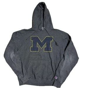 Champion Michigan Wolverines XL Classic M Logo Hoodie Sweatshirt Block - Bild 1 von 6
