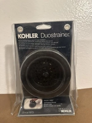 Colador de fregadero Kohler Duostrainer menos cordal bronce frotado con aceite R8799-C-BRZ Foto 1 de 4
