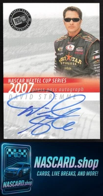 2007 Press Pass #NNO David Stremme Autographs - Image 1 of 2