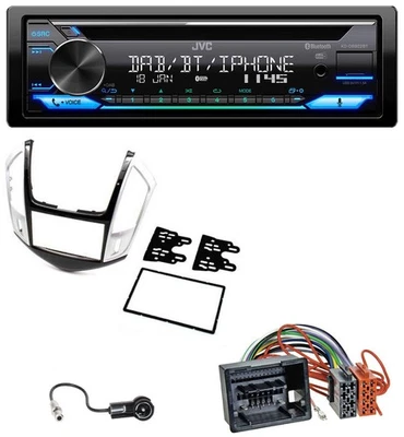 JVC Bluetooth MP3 USB DAB CD Autoradio für Chevrolet Cruze 2011-2016 silber - Bild 1 von 4