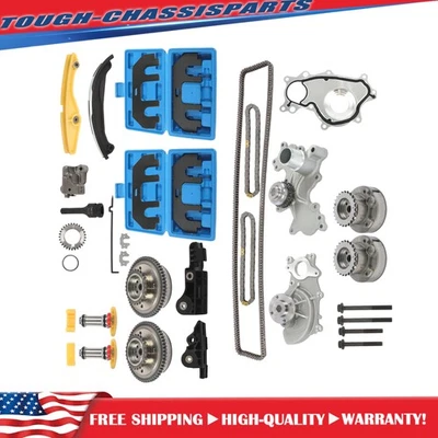 2011-2013 2014-2016 For Ford F-150 Timing Chain Kit Water Pump 4 Bolt Tool VVT - Image 1 of 4