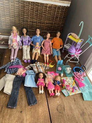 Barbie Doll Lot 2000s Happy Family Dolls - Grandparents, Dad, AA Mom, Doctor + - Image 1 of 4