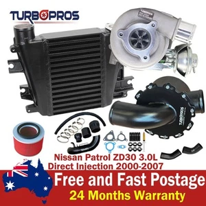 Turbo de actualización, intercooler, caja de aire + kit de tuberías para Nissan Patrol ZD30 3,0 L - Imagen 1 de 19