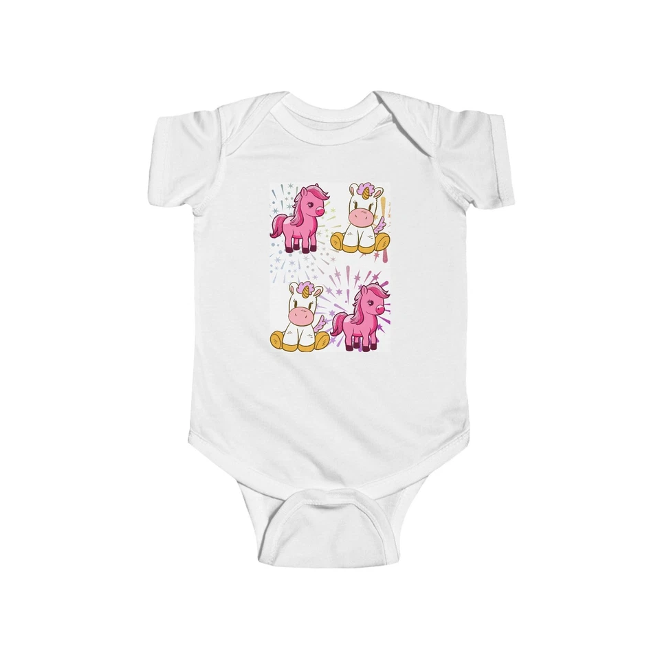 Body de bebé unicornio caprichoso, traje de unicornio infantil, lindo regalo para bebé, [...] Foto 1 de 1
