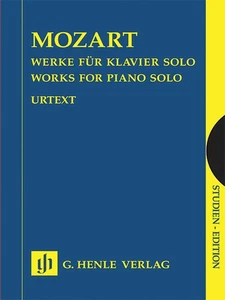 Study Score Mozart Works for Piano Solo Classical Music Henle Urtext 7x10 Book - Picture 1 of 1