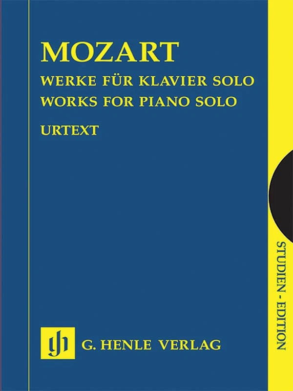 Study Score Mozart Works for Piano Solo Classical Music Henle Urtext 7x10 Book - Image 1 of 1