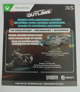 Star Wars Outlaws Preorder Bonus Xbox Series X Add-on Content - Picture 1 of 1