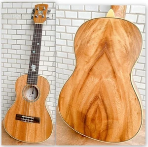 Alulu Solid Acacia Koa Tenor Ukulele, cat MOP inlaid UKT246 - Picture 1 of 17