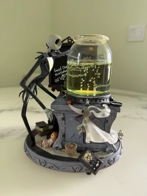 Disney Nightmare Before Christmas Jack Science Project Music Snow Globe No Box - Image 1 of 4