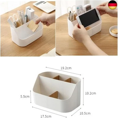 Rhys 5 Fächer Bambus Büro Organizer, Multifunktional Aufbewahrungsbox,Desk O - Bild 1 von 4