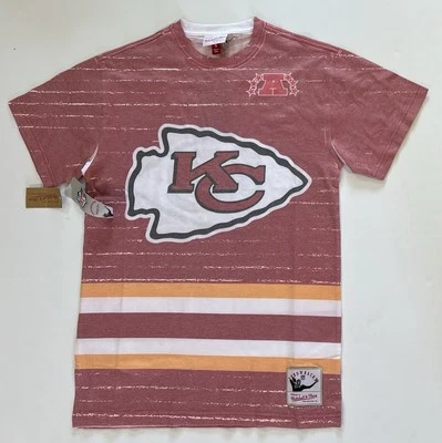 Camiseta Mitchell & Ness Para Hombre Roja Kansas City Chiefs Jumbotron 3.0 Talla Pequeña Foto 1 de 4