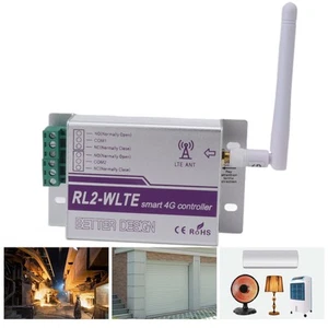 2-channel 4G Relay Switch RL2-WLTE-EU APP Remote Control Light Curtain Garage Do - Picture 1 of 12