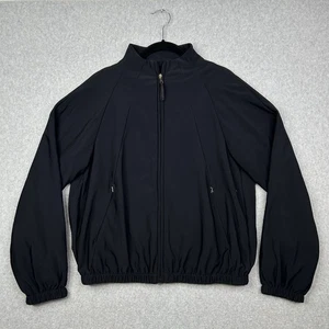 PRADA Nylon leichte Bomber Trainingsjacke schwarz Herren Größe Large durchgehender Reißverschluss - Bild 1 von 17