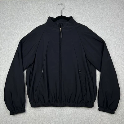 PRADA Nylon Lightweight Bomber Track Jacket Black Men's Size Large Full Zip - Image 1 of 4