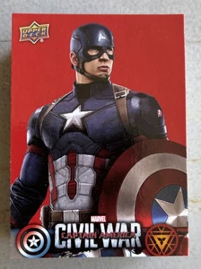 2016 Marvel MCU Upper Deck Civil War Walmart Retail 50 Card Red Set Avengers - Picture 1 of 3