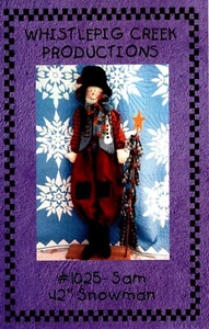 Sam Snowman Craft Pattern de Whistlepig Creek Productions 1025 - Imagen 1 de 2