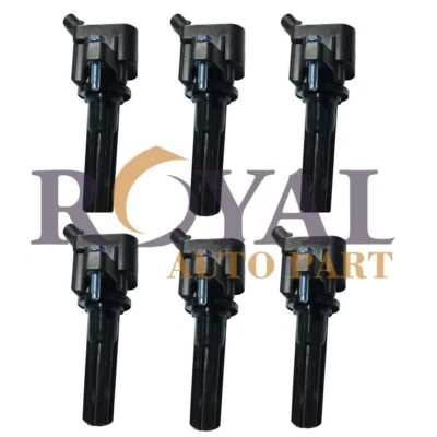 6pcs Ignition Coils replace Buick Rainier Chevy 4.2L ISUZU 2006-2009 UF497 C1558 Foto 1 de 4
