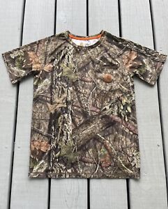 Carhartt Force Mossy Oak Break Up Country Camouflage Shirt Youth Size Med 10-12