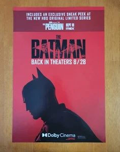 2022 BATMAN PENGUIN SNEAK AMC DOLBY RE-RELEASE EXCLUSIVE MOVIE POSTER 17x11.5 D - Picture 1 of 1