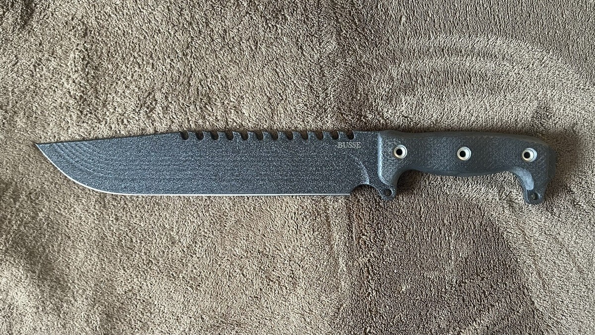 Busse Combat Black Plain Collectible Modern Custom Busse Combat Black Plain Collectible Modern Custom