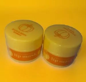 2x Bath & Body Works Pumpkin Spice Pflegende Lippenmaske 2 Stück Set Neu & Versiegelt - Bild 1 von 5