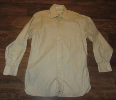 Camisa de vestir de manga larga con botones John W Nordstrom para hombre, talla 14-1/2, 32, usada en excelente estado Foto 1 de 4