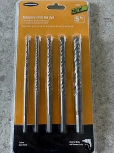 5 Piece Masonry Drill Bit Set - Picture 1 of 2